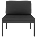 vidaXL Gartenlounge-Set Loungemöbel Outdoor Sofa Tisch Aluminium Anthrazit