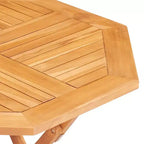 vidaXL Gartensitzgruppe Naturholzfarben Massives Teakholz Mittel