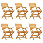 vidaXL Terrassen-Essgruppe Outdoor-Tisch- und Stuhl-Möbel Massivholz Teak