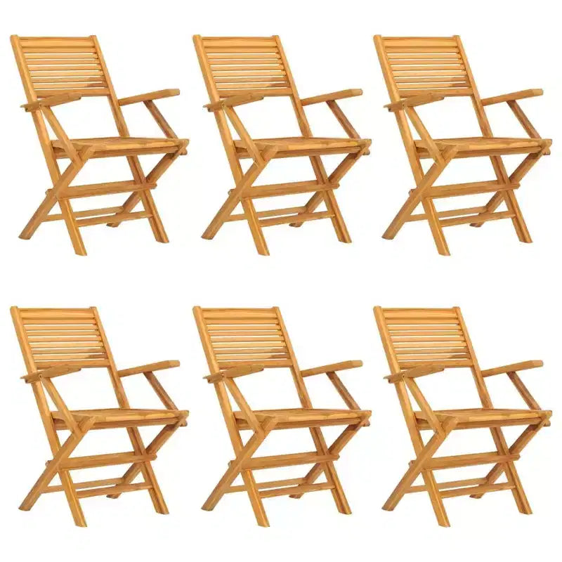vidaXL Terrassen-Essgruppe Outdoor-Tisch- und Stuhl-Möbel Massivholz Teak