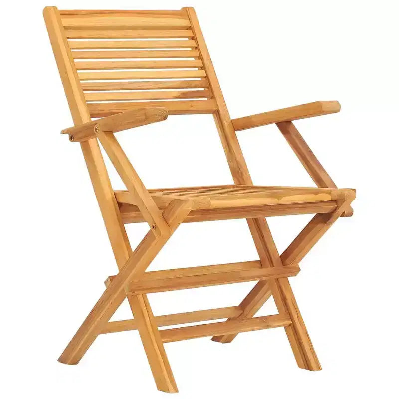 vidaXL Terrassen-Essgruppe Outdoor-Tisch- und Stuhl-Möbel Massivholz Teak