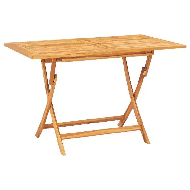 vidaXL Terrassen-Essgruppe Outdoor-Tisch- und Stuhl-Möbel Massivholz Teak