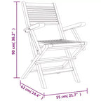 vidaXL Terrassen-Essgruppe Outdoor-Tisch- und Stuhl-Möbel Massivholz Teak