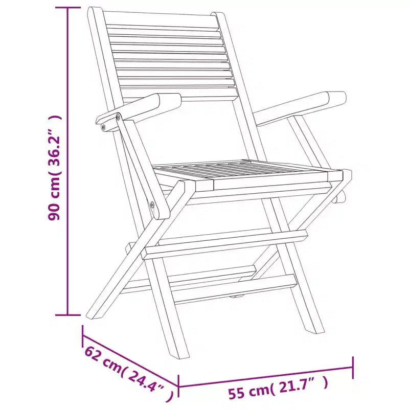 vidaXL Terrassen-Essgruppe Outdoor-Tisch- und Stuhl-Möbel Massivholz Teak