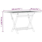 vidaXL Terrassen-Essgruppe Outdoor-Tisch- und Stuhl-Möbel Massivholz Teak