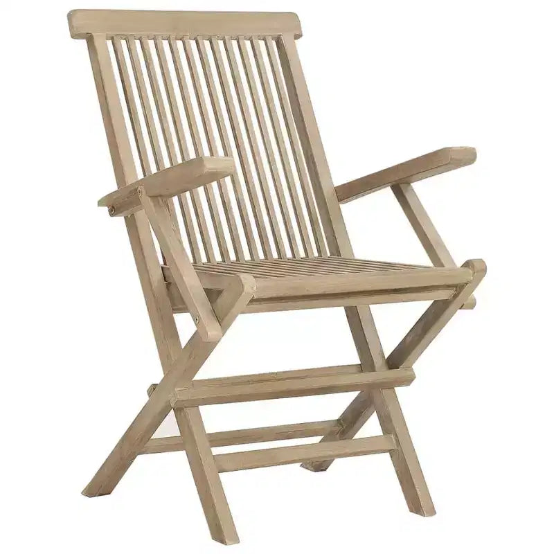 vidaXL Garten-Essgruppe Outdoor-Möbelset für den Garten Grau Massivholz Teak