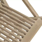 vidaXL Garten-Essgruppe Outdoor-Möbelset für den Garten Grau Massivholz Teak