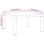 vidaXL Gartenmöbel-Set Outdoor Loveseat Sofa Schwarz und Grau Polyrattan