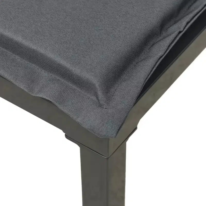 vidaXL Gartenmöbel-Set Outdoor-Ecksofa Schwarz und Grau Polyrattan