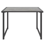 vidaXL 4-teiliges Garten-Lounge-Set mit Kissen Anthrazit Stahl