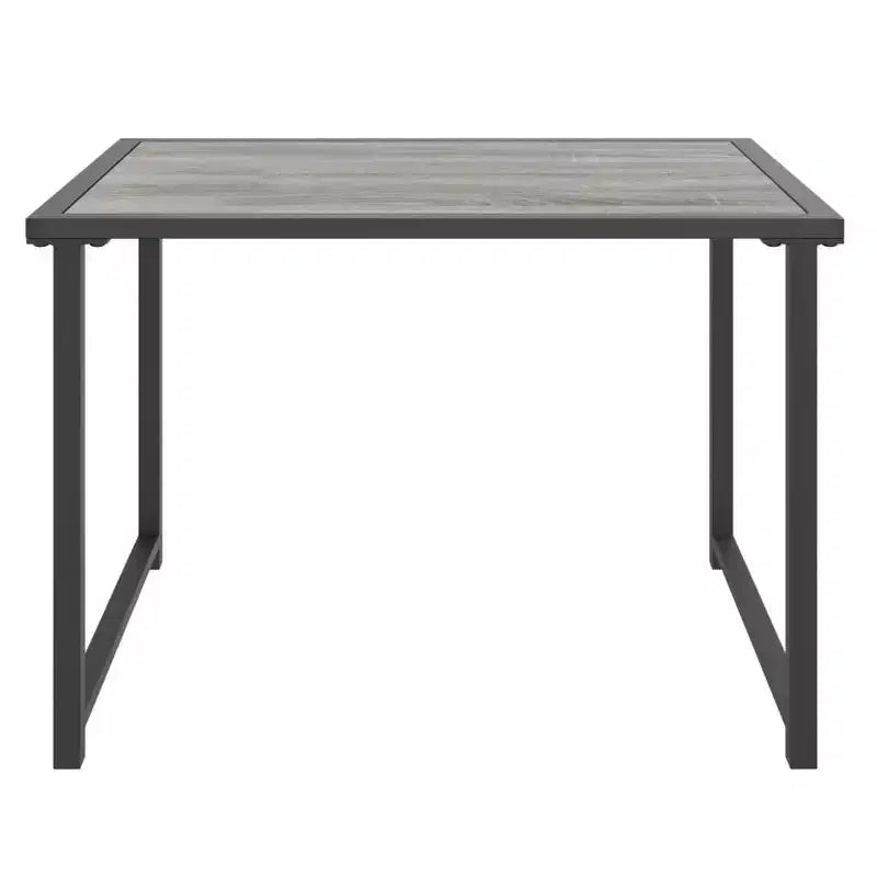 vidaXL 4-teiliges Garten-Lounge-Set mit Kissen Anthrazit Stahl