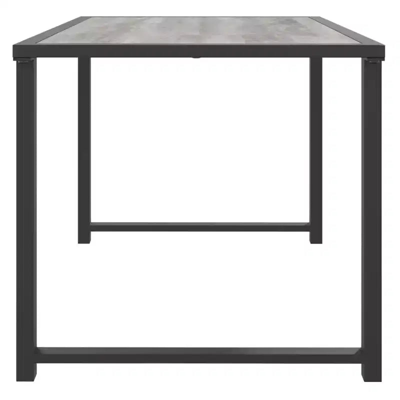 vidaXL 4-teiliges Garten-Lounge-Set mit Kissen Anthrazit Stahl