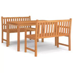 vidaXL Garden Dining Set Teak Fine Sanded Hardwood, Medium Durable