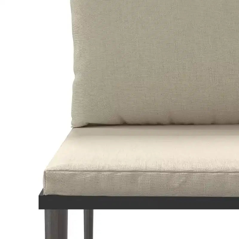 vidaXL 7-teiliges Garten-Lounge-Set mit Kissen Grau Polyrattan