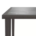 vidaXL 7-teiliges Garten-Lounge-Set mit Kissen Grau Polyrattan