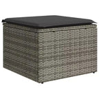 vidaXL Garten-Sofa-Set Grau, Dunkelgrau