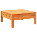 vidaXL Garten-Sofa-Set Wachsbraun Kiefer Massivholz, Oxford-Gewebe, PP-Baumwolle