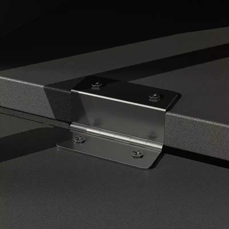 Famapy Schwarzes geometrisches gemustertes TV-Möbel für 78-Zoll-Fernseher, modernes Unterhaltungszentrum mit aufklappbaren Türen, Aufbewahrungsschränke für Ihr Wohnzimmer