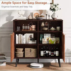 31.5 Buffetschrank – Sideboard mit Schubladen, Ablagen & Türen, Kaffeestation & Roboterstaubsaugerfreundlich