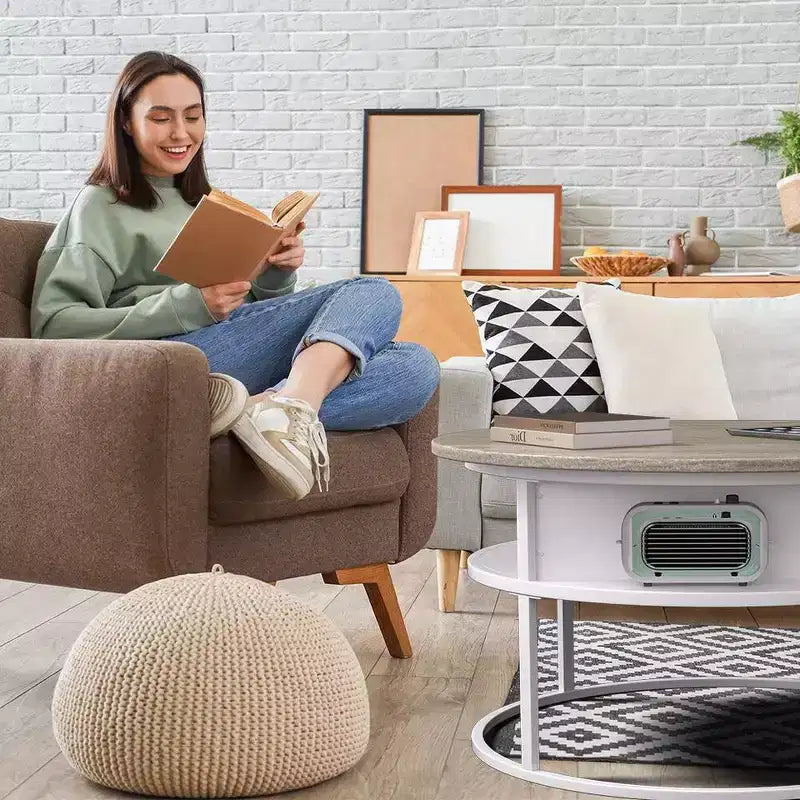 Couchtisch mit Hebefunktion und verstecktem Stauraum, runder Wohnzimmertisch