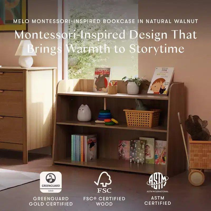Babyletto Melo Montessori-inspiriertes Bücherregal