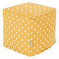 Majestic Home Goods,Cube Pouf Ikat Dot