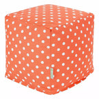 Majestic Home Goods, Cube Pouf Ikat Dot