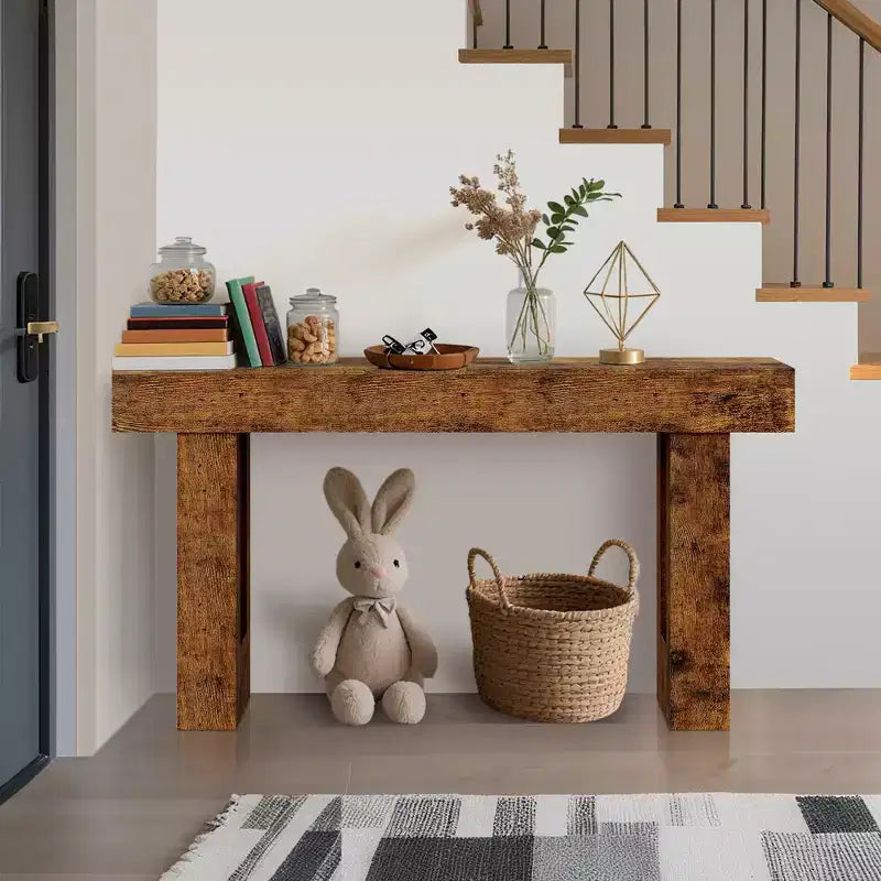 Console Tables for Entryway Narrow Sofa Tables Entryway Table Rustic Narrow Entrance Front Door for Living Room Hallway