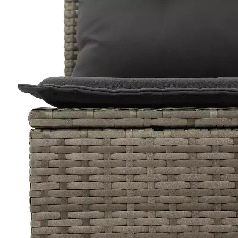 vidaXL Garten-Sofa-Set Grau