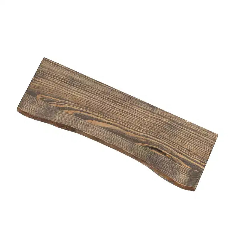 RESTORE Boulder Black 24 in. Live Edge Wood Shelf (Wood Only) by Pipe Decor
