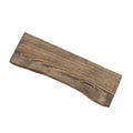 RESTORE Boulder Black 24 in. Live Edge Wood Shelf (Wood Only) by Pipe Decor