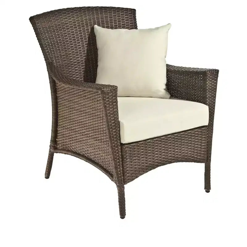 Jiallo Galeonen-Kollektion Outdoor-Gartenmöbel-Set 3-teilig mit Tisch