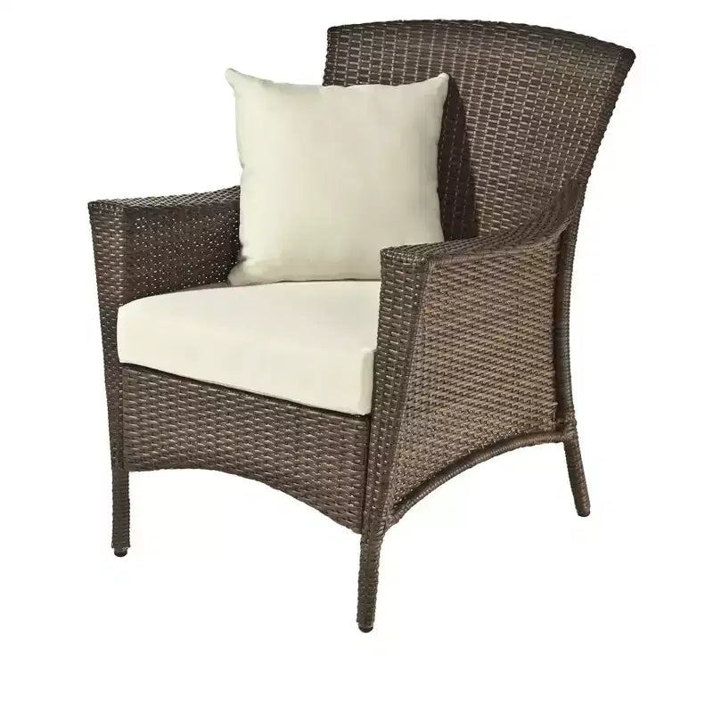 Jiallo Galeonen-Kollektion Outdoor-Gartenmöbel-Set 3-teilig mit Tisch