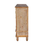 GDFStudio Patel Rustikales Tannenholz 59.05'' Aufbewahrungs-Sideboard-Schrank mit 3 Schubladen