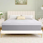 Wuleitex 10 Zoll bequeme Memory Foam Matratze, dreischichtige atmungsaktive hochwertige Schaumstoffmatratze, mit abnehmbarem Bezug