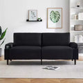 81'' Modern Loveseat Sofa, Small Couches with Cup Holder & Storage Bag, 3-Seater Deep Seating with Soft Cushions & Sturdy Frame for Home Office