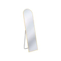 HomeRoots 59 Gold Metal Arch Freestanding and Wall Mount Framed Full Length Mirror