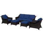 UPTIOT 5-teiliges Outdoor-Sitzgruppe