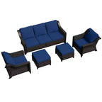 UPTIOT 5-teiliges Outdoor-Sitzgruppe