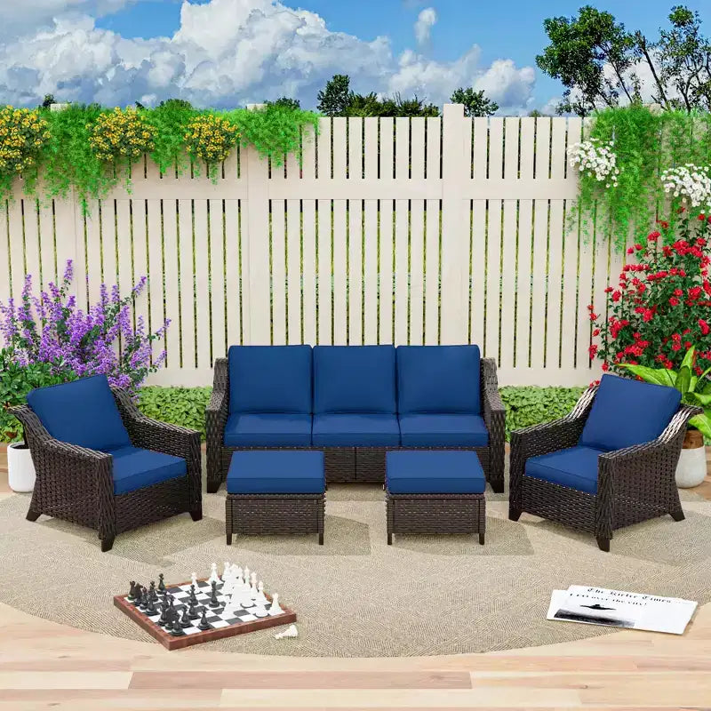 UPTIOT 5-teiliges Outdoor-Sitzgruppe