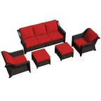 UPTIOT 5-teiliges Outdoor-Sitzgruppe