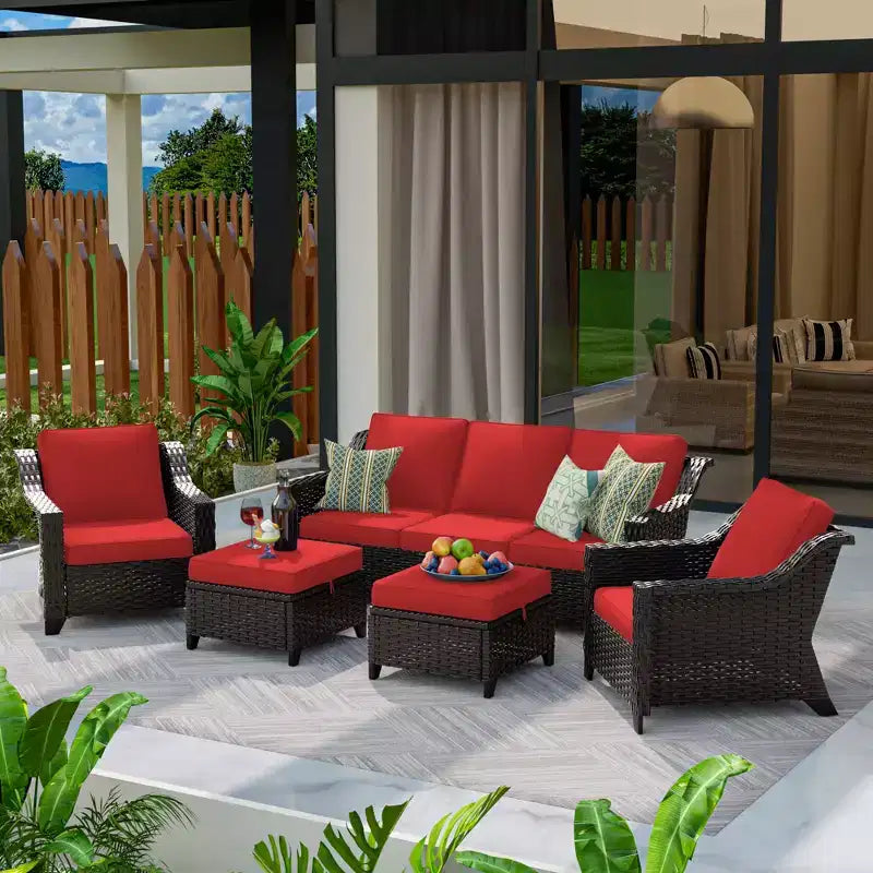 UPTIOT 5-teiliges Outdoor-Sitzgruppe