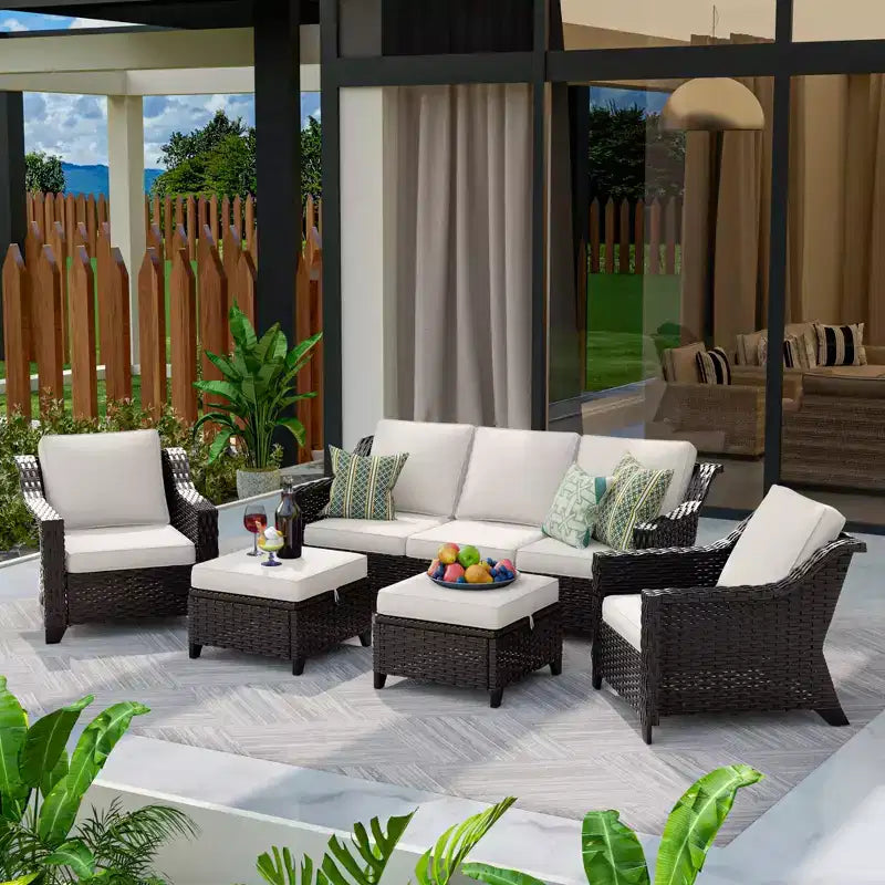 UPTIOT 5-teiliges Outdoor-Sitzgruppe