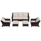UPTIOT 5-Piece Outdoor Conversation Set