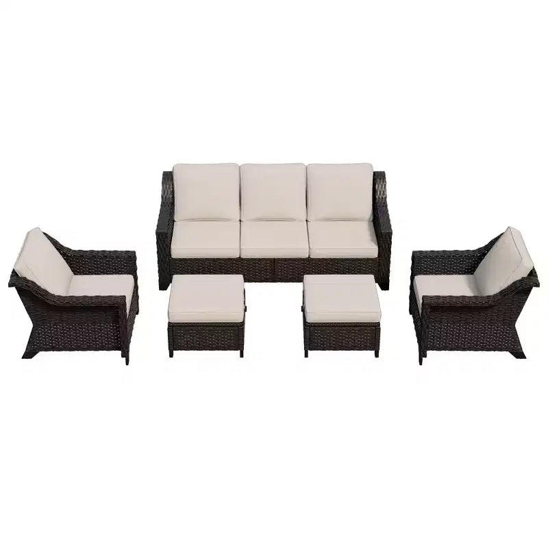 UPTIOT 5-Piece Outdoor Conversation Set