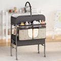 Baby Changing Table, Versatile Folding Changing Table, Waterproof Diaper Changing Station with 2 Drawers, Mobile Nursery for Infant and Newborn