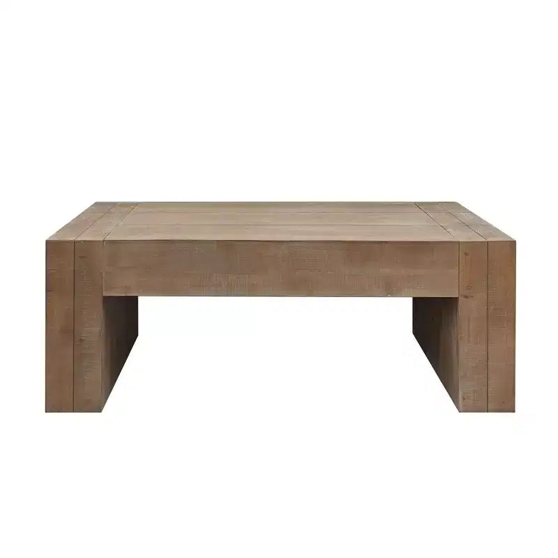 Homy Casa 49 Couchtisch aus Holzwerkstoff, rustikal, für das Wohnzimmer, Hellbraun