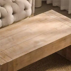 Homy Casa 49 Couchtisch aus Holzwerkstoff, rustikal, für das Wohnzimmer, Hellbraun