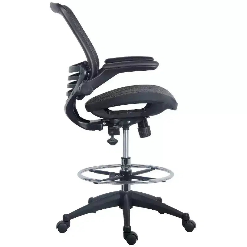 HomeStock 33 in.H Adjustable Height Gold PU Leather Seat Material with Adjustable Tilt Executive Office Chairs