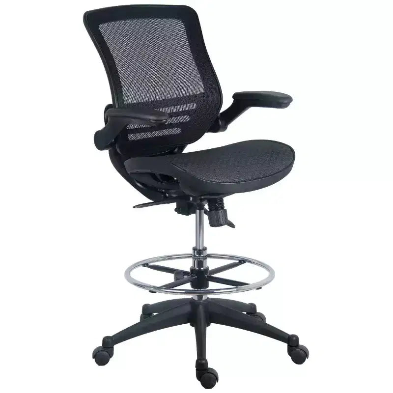 HomeStock 33 Zoll H Verstellbare Höhe Gold PU Leder Sitzmaterial mit verstellbarer Neigung Executive Bürostühle